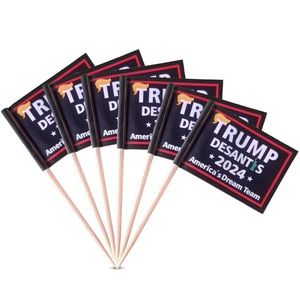 50pcs Trump Desantis Cocktail Picks 🇺🇸🗽